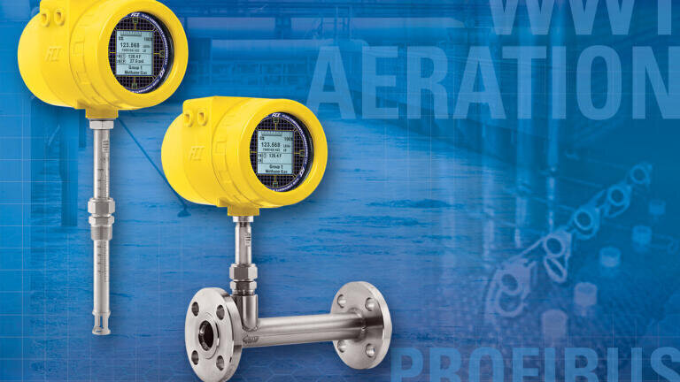 Aeration Flow Meter with Profibus Bus PA Simplifies Wastewater Plant Upgrade Process