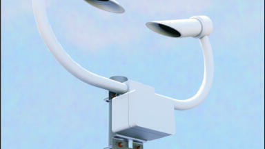 Visibility Sensor Used to Control Intensity of Wind Turbine Aircraft Warning Lights