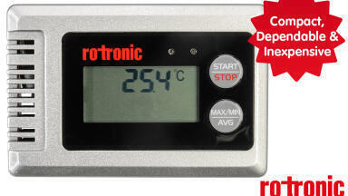 Rotronic TL-1D - Compact, Dependable and Inexpensive Temperature Data Logger