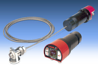 Fully Integrated Infrared Pyrometers with LED Focusing and Wide Measurement Range
