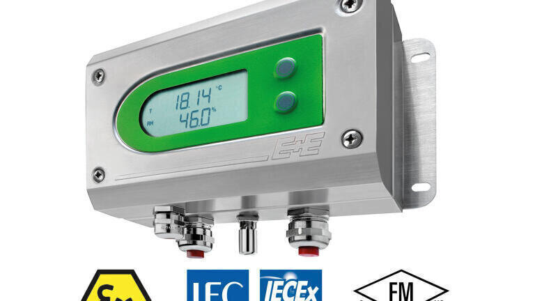 Humidity & Temperature Transmitter Conforms to International Standards for Intrinsically Safe Applications