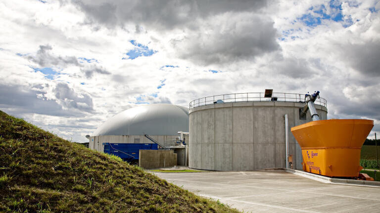 Digester at the Norwich site.
