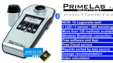 Successful launch of 1h legionella test on PrimeLab photometer at ACHEMA 2015