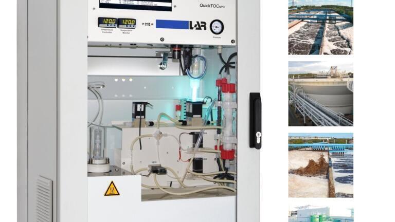 Online measurement of TOC, TNb, TP and COD