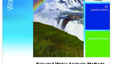 Application Guide to Selected Water Analysis Methods 