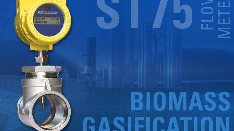 Thermal Flow Meter Accurately Measures Hydrogen in Biomass Gasification Processes