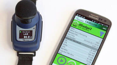 Casella’s dBadge2 ‘Gets Connected’ with the AirWave app