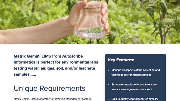 New Guide on LIMS for Environmental Laboratories