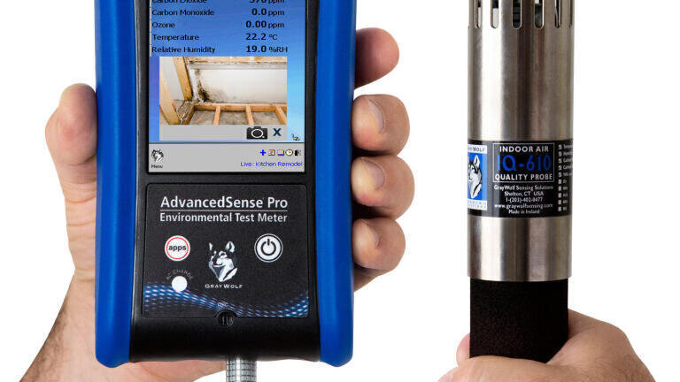 Portable Air Quality Data Collection Meter Plus