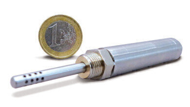 Miniaturised Humidity and Temperature Probe for Pressurised Pipes
