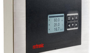 Clean Room Panel for Monitoring Humidity, Temperature and Low Dew Point
