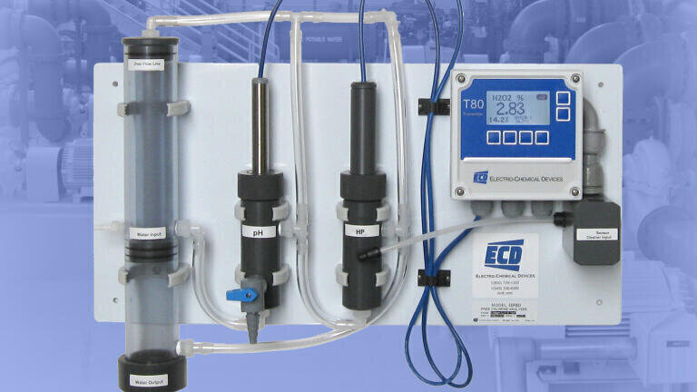 Dual Range Hydrogen Peroxide Analyser Suitable for Disinfection or Bleaching Processes