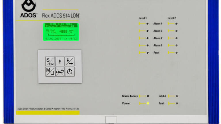 Highly Versatile Measuring, Control and Warning Unit for Gas Sensors