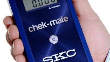 Introducing SKC’s new easy to use air flow calibrator