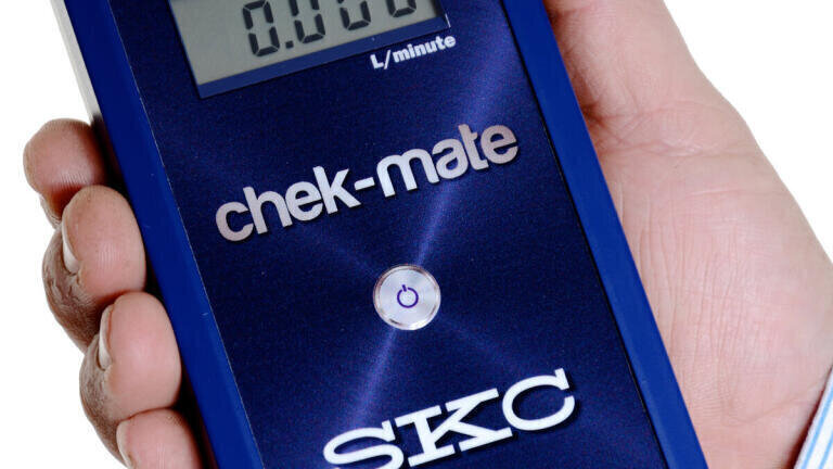 Introducing SKC’s new easy to use air flow calibrator