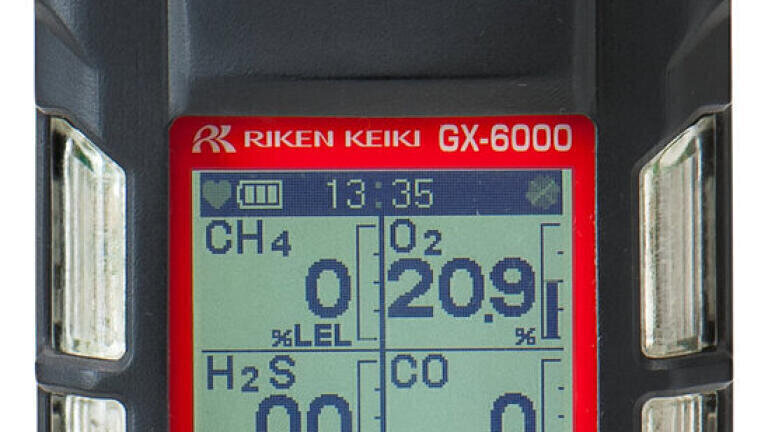 Hand-Held Gas Detector for up to 6 Gases