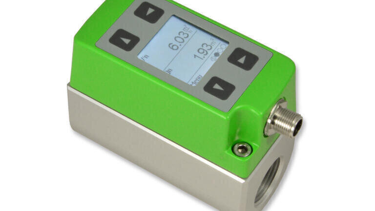 Modular In-Line Flow Meter for Compressed Air and Gases