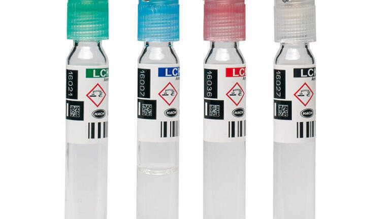 Colour-coded measuring ranges.