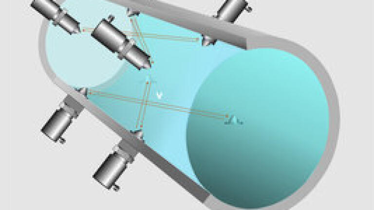 Photo: Schematic illustration of multiple measurement paths