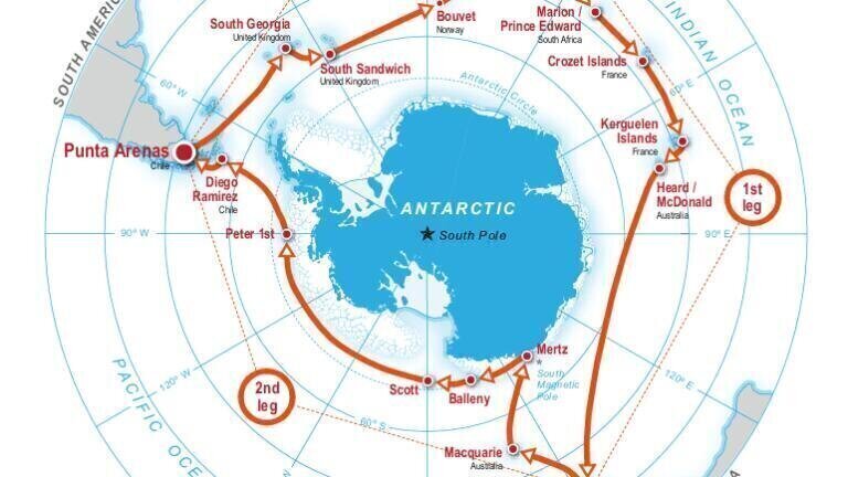 Atmospheric Technology Circumnavigating the South Pole