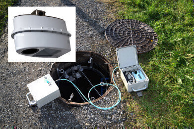 Mobile, Stand-alone Solution for Flow Rate Monitoring in Sewer Manholes