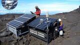 Pyranometer Used to Monitor Active Volcano