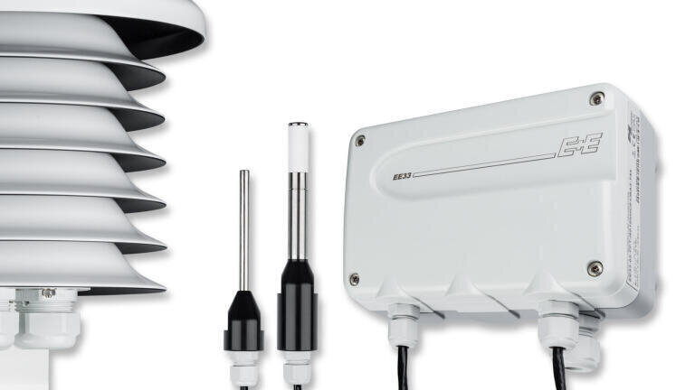 EE33-M humidity and temperature transmitter for weather stations.