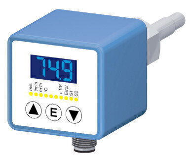 Mounted Any Way you Need it: Compact Flow Sensor with Rotatable Display
