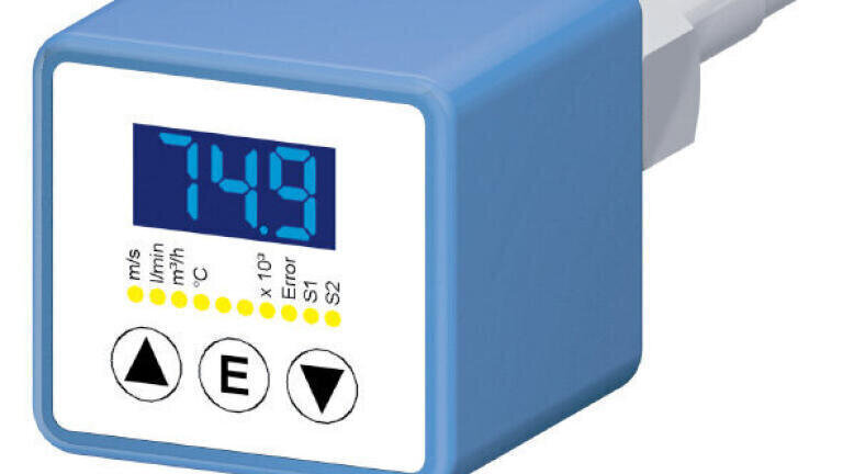 Mounted Any Way you Need it: Compact Flow Sensor with Rotatable Display