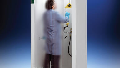 Emergency Laboratory Safety Shower Decontamination Booth