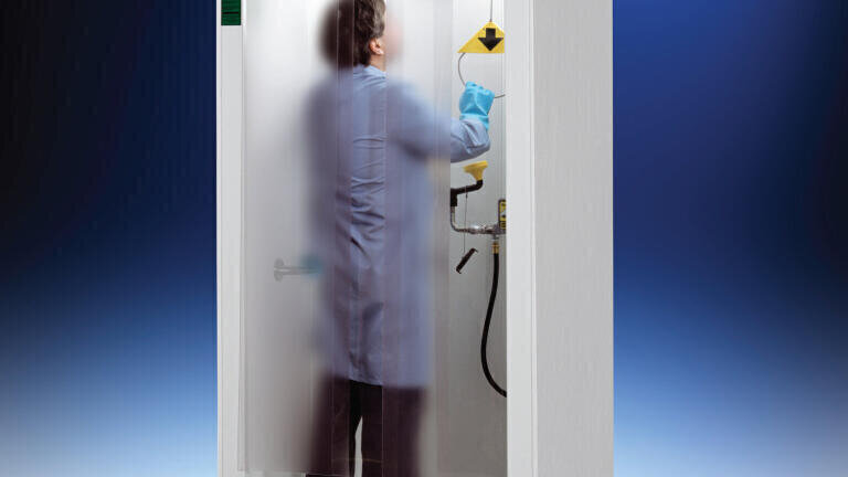 Emergency Laboratory Safety Shower Decontamination Booth