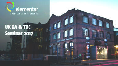 Free Elemental Analysis and Total Organic Carbon Seminar in September 2017
