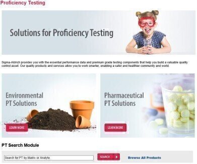 Solutions for Proficiency Testing (PT)