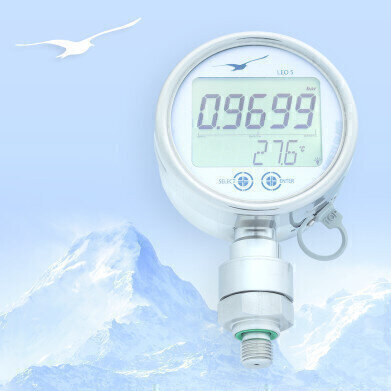 Digital manometer for analysing pressure peaks and recording measurement data