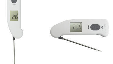 New Infrared Thermometer with Foldaway Probe