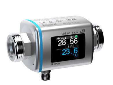New Smart plug-and-play Flowmeter That Measures and Monitors Flow and Temperature of Conductive Liquids.