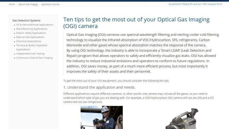 Optical Gas Imaging Camera Guidebook