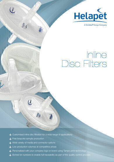 Helapet unveil new look 2018 Inline Disc Filters Brochure