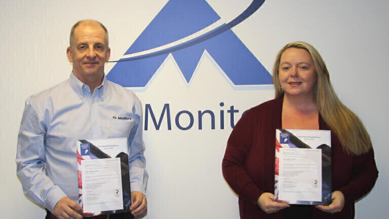 Air monitoring experts awarded quality and environment certificates