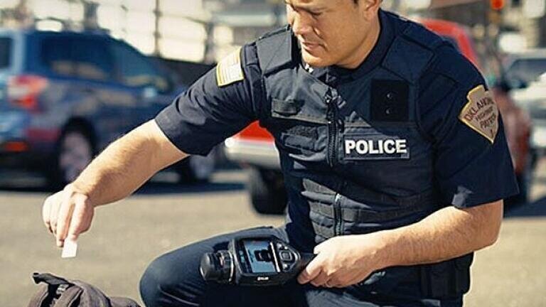 Fido can sniff out trace explosives detection in less than 10 seconds