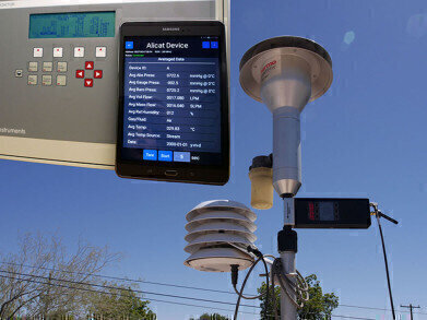 Flow calibrator for ambient particulate matter air samplers with Bluetooth