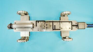Advanced remote operated vehicle for pressurised water, wastewater, and Industrial pipeline monitoring