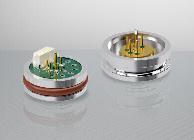 New pressure measuring cell with integrated signal processing