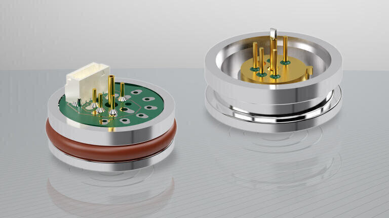 New pressure measuring cell with integrated signal processing
