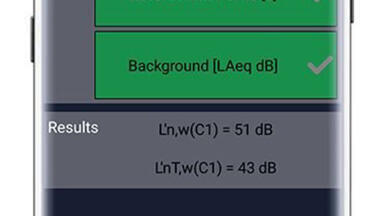 New building acoustics app for smartphones