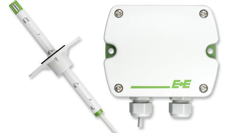 HVAC air flow transmitter with digital interface