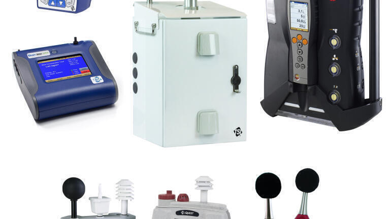 All your air monitoring needs on one stand