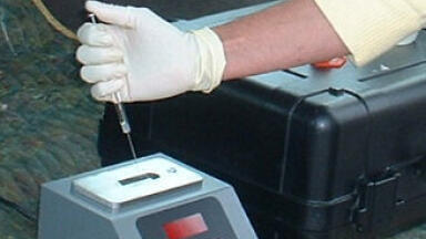 Portable IR Analyzer used by water environment research foundation for recent study of fats, oil and grease (FOG) in wastewater
