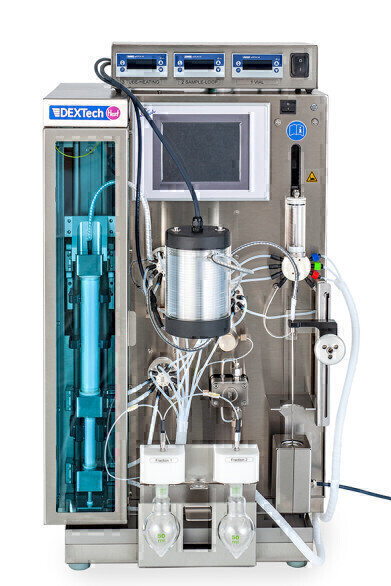 Automated sample clean-up in PCB and dioxin analysis for samples hardening at room temperature