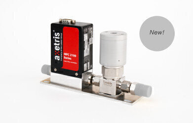Integrated shut-off valve in highly regarded mass flow controllers guarantees leak tightness